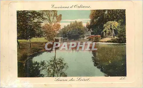 Cartes postales Environs de l'Orleans Source du Loiret