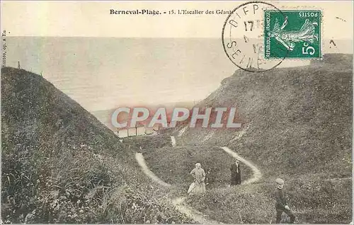 Cartes postales Berneval Plage L'Escalier des Geants