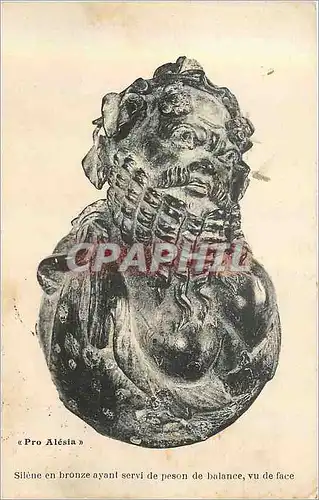 Cartes postales Pro Alesia Silene en Bronze ayant Servi de Peson de Balance vu de face