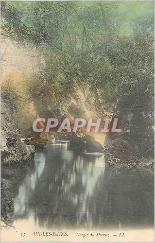 Cartes postales Aix les Bains Gorges du Sierroz