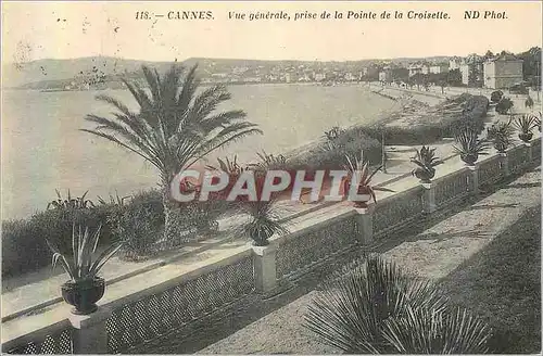 Ansichtskarte AK Cannes Vue Generale prise de la Pointe de la Croisette