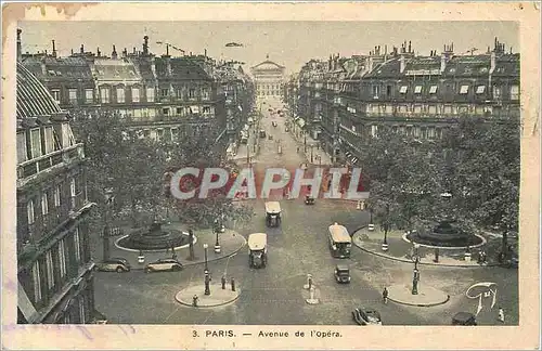 Cartes postales Paris Avenue de l'Opera