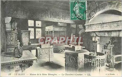 Cartes postales Le Mans Maison de la Reine Berengere La Chambre a Coucher