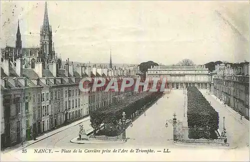 Cartes postales Nancy Place de la Carriere prise de l'Arc de Triomphe