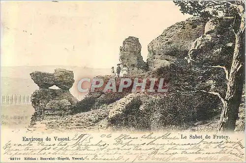 Cartes postales Environs de Vesoul Le Sabot de Frotey (carte 1900)