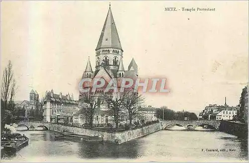 Cartes postales Metz Temple Protestant