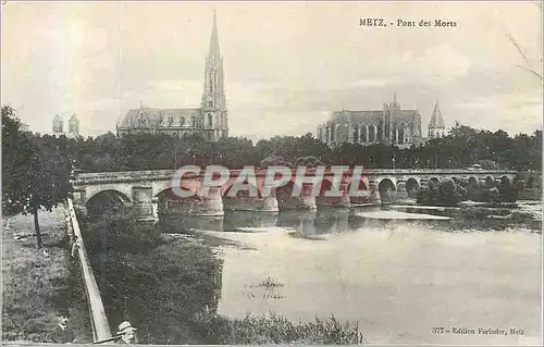 Cartes postales Metz Pont des Morts
