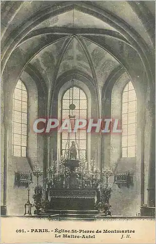 Cartes postales Paris Eglise St Pierre de Montmartre le Maitre Autel