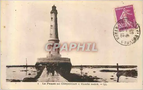 Ansichtskarte AK le Phare de Cordouan a Maree Basse