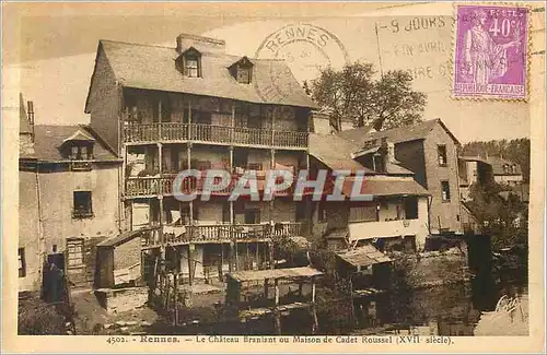 Ansichtskarte AK Rennes le Chateau Braniant ou Maison de Cadet Roussel (XVII Siecle)