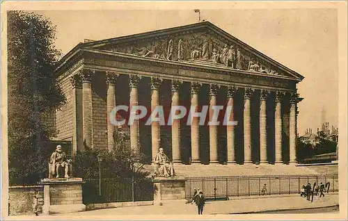 Ansichtskarte AK Paris en Flanant Palais Bourbon Chambre des Deputes