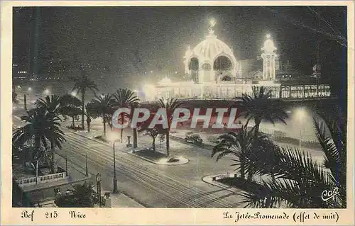 Cartes postales Nice la Jetee Promenade (Effet de Nuit)