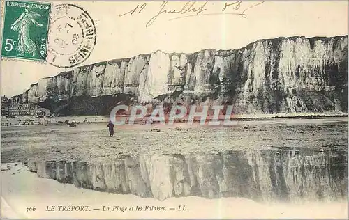 Cartes postales le Treport la Plage et les Falaises