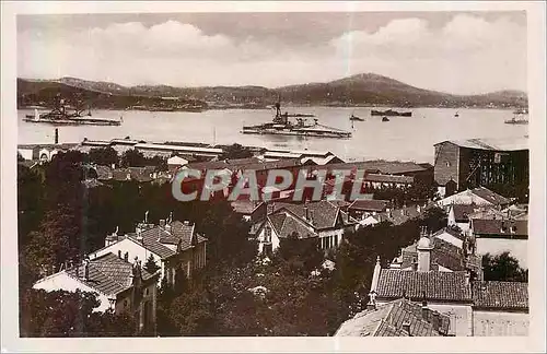 Cartes postales moderne Toulon la Rade Bateaux