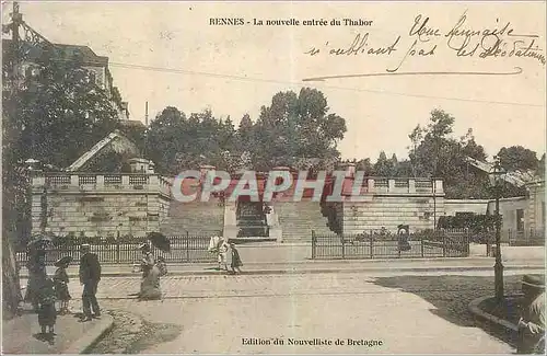 Cartes postales Rennes la Nouvelle Entree du Thabor