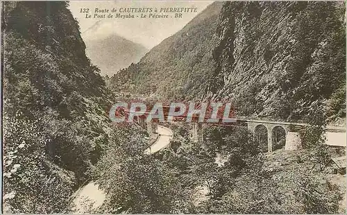 Cartes postales Route de Cauterets a Pierrefitte le Pont de Meyaba le Peguere