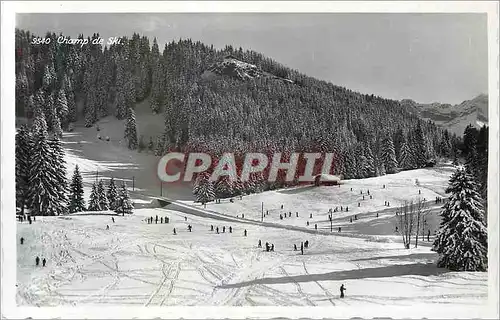 Moderne Karte Champ de Ski