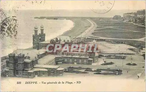 Ansichtskarte AK Dieppe Vue Generale de la Plage