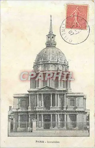 Cartes postales Paris Invalides