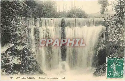 Cartes postales Aix les Bains Cascade du Sierroz