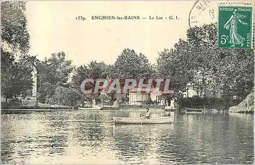 Cartes postales Enghien les Bains le Lac