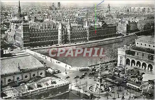 Cartes postales moderne Paris et ses Merveilles la Place du Chatelet Notre Dame