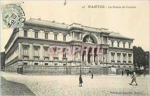 Ansichtskarte AK Nantes le Palais de Justice