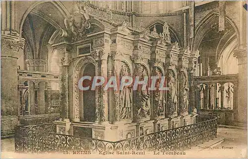 Cartes postales Reims Eglise Saint Remi le Tombeau