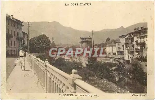 Ansichtskarte AK Sospel le Vieux Pont la Cote d'Azur