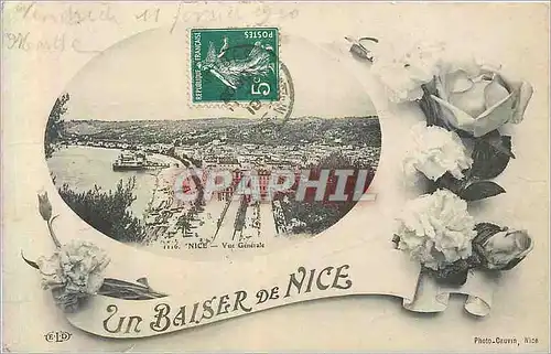 Cartes postales un Baiser de Nice