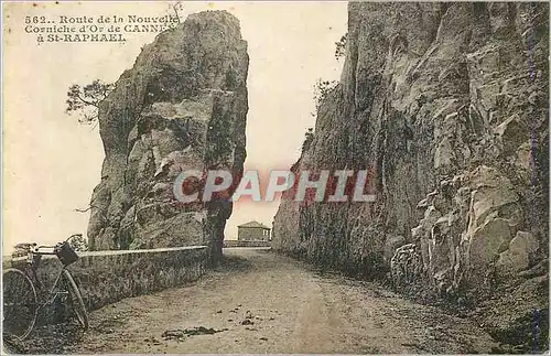 Ansichtskarte AK Route de la Nouvelle Corniche d'Or de Cannes a st Raphael