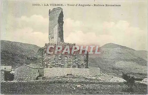 Cartes postales la Turbie Tour d'Auguste Ruines Romaines