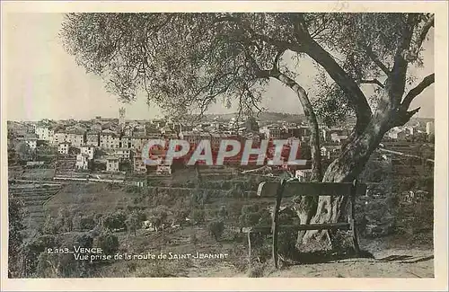 Cartes postales Vence Vue prise de la Route de Saint Jeannet