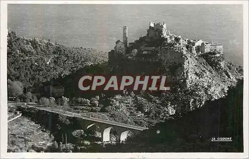 Cartes postales moderne Eze Village Dominant la Mer