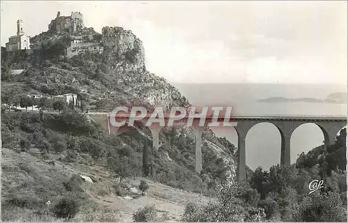 Cartes postales moderne Eze le Viadue de la Moyenne Corniche