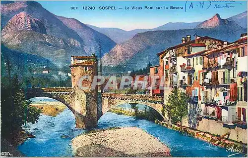 Cartes postales Sospel le Vieux Pont sur la Bevera