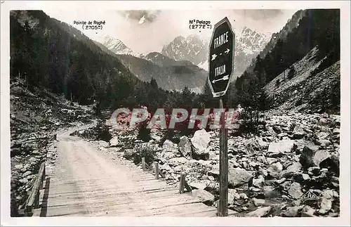 Cartes postales moderne St Martin Vesubie Frontiere Franco Italienne Route du Boreon