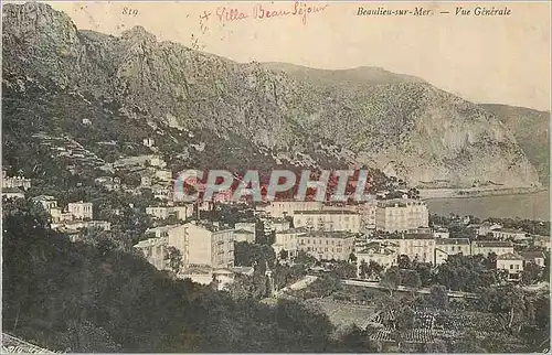 Cartes postales Beaulieu sur Mer Vue Generale