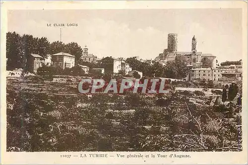 Cartes postales la Turbie Vue generale et la Tour d'Auguste