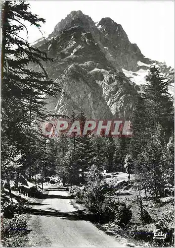 Moderne Karte le Pelvoux (3946m) et la Route d'Allefroide Vallouise Images de Chez Nous