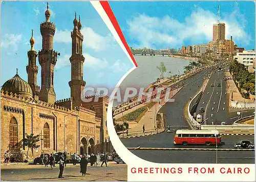 Cartes postales moderne Souvenir d'Egypte Greetings from Cairo