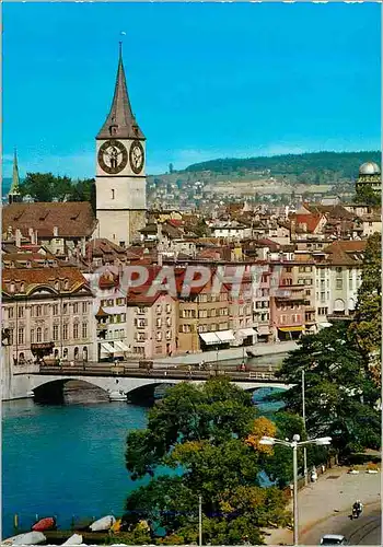 Moderne Karte Zurich St Peter