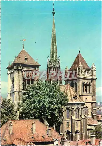 Cartes postales moderne Geneve Cathedrale de St Pierre