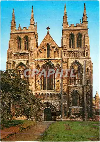Cartes postales moderne Selby Abbey West Front
