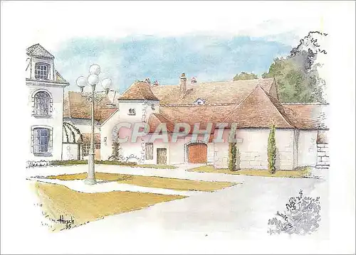 Moderne Karte Chablis (Yonne) Le Cellier du Petit Pontigny (1218)