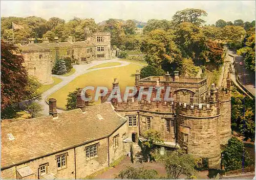 Moderne Karte The Castle from the Church Tower Skipton Yorkshire