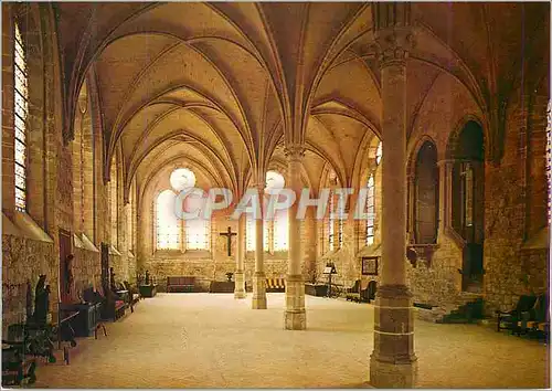 Cartes postales moderne Abbey de Royaumont (Asnieres sur Oise) Ancien Refectoire des Moines (XIIIe S)