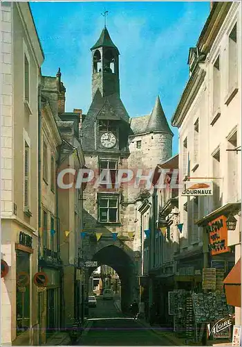 Cartes postales moderne Amboise (Indre et Loire) Les Merveilles du Val de Loire La Rue Nationale et la Tour de l'Horloge