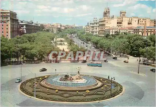 Moderne Karte Madrid Place de Neptune