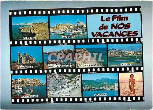 Cartes postales moderne Le Film de Nos Vacances Vacances en Languedoc Roussillon